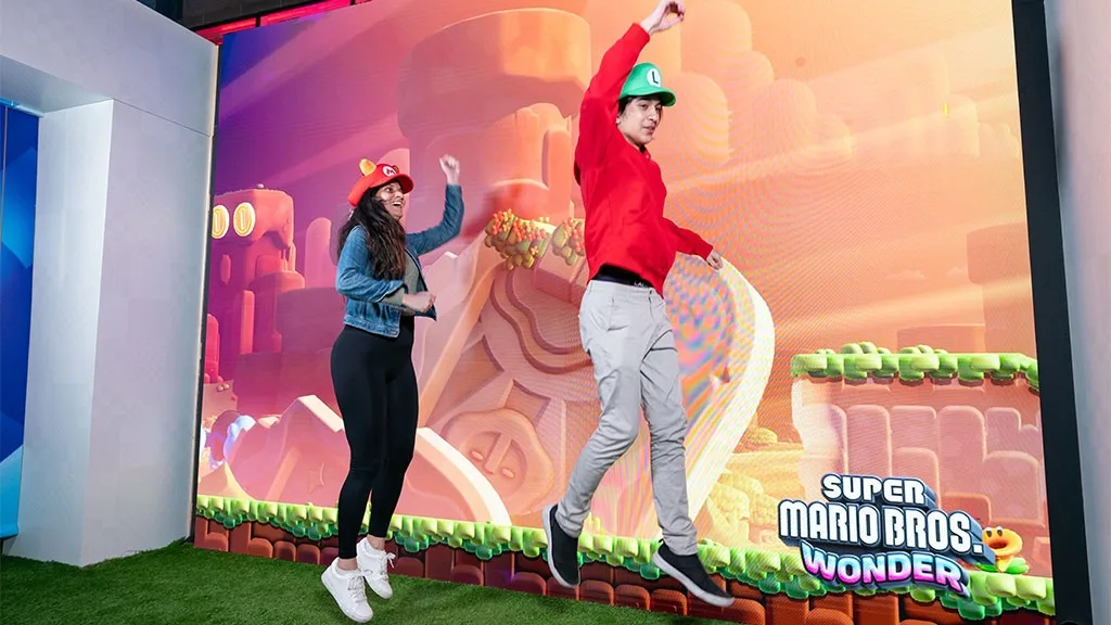 A gyerekek megmenthetik a Virágkirályságot a Super Mario Bros. Wonder játékban.