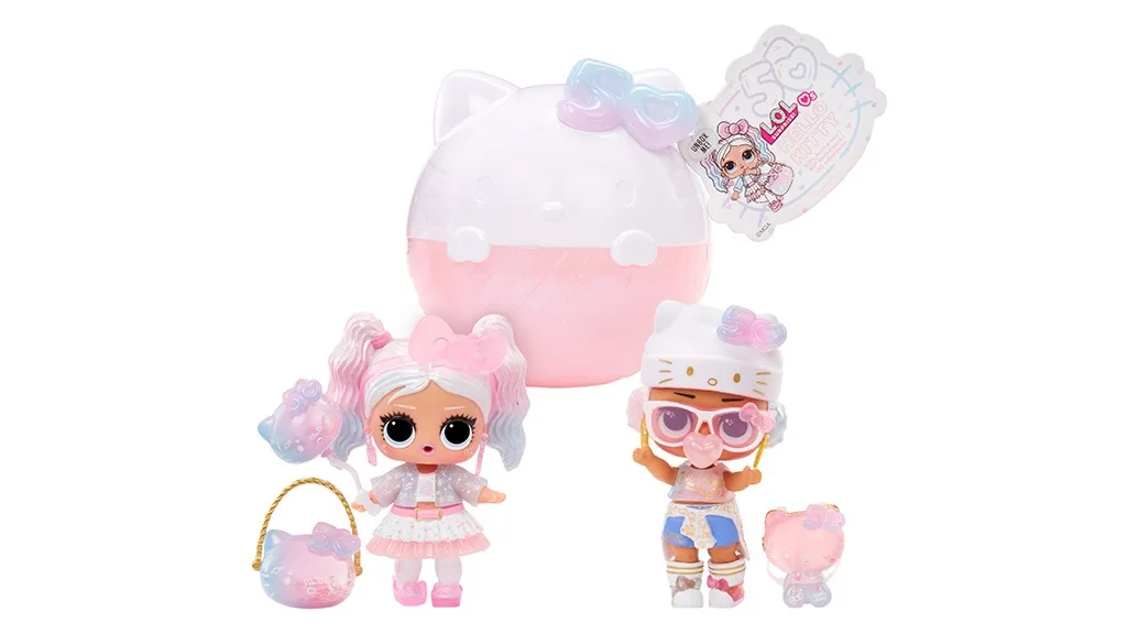 Ezek az L.O.L. Surprise! Tots ünneplik a Hello Kitty 50. évfordulóját.