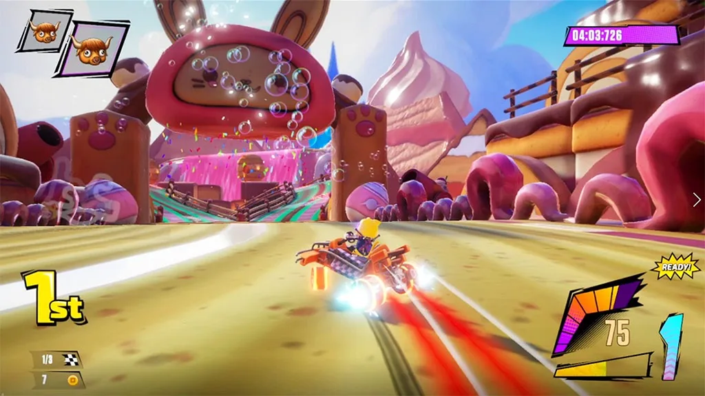 Az "Oh Baby Kart" versenyjáték SpongeBob karakterekkel indul el