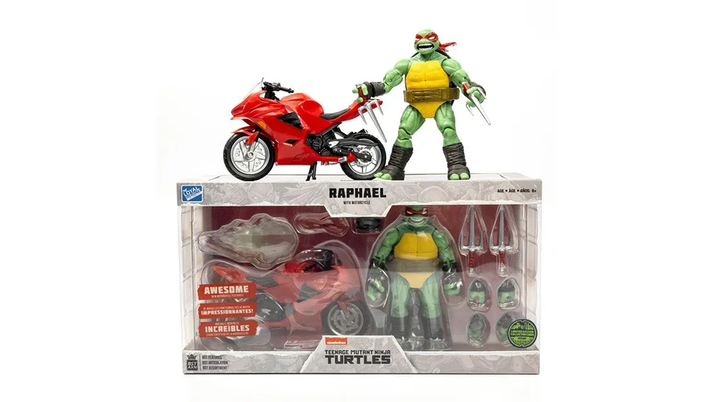 A régi és az új TMNT rajongók akcióba lendülhetnek Raphaellel.