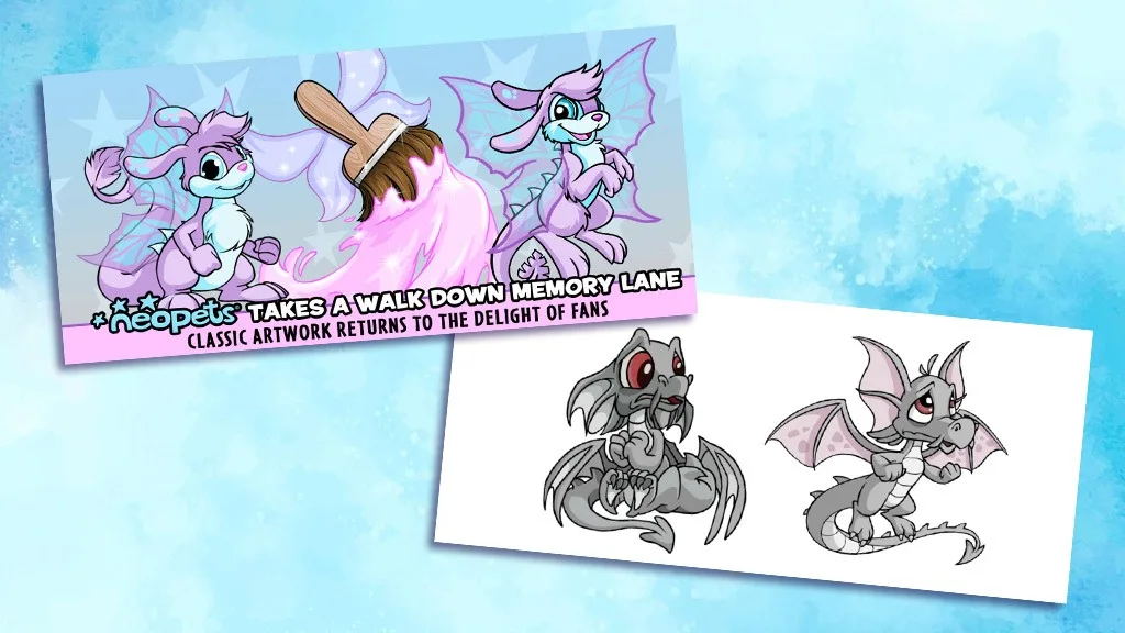 A Neopets visszahozza a klasszikus művészetet a játékmenetbe.
