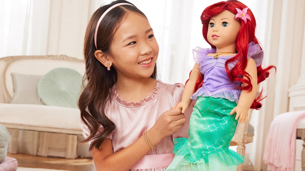 Játékbemutató: Mattel American Girl Ariel hercegnő baba