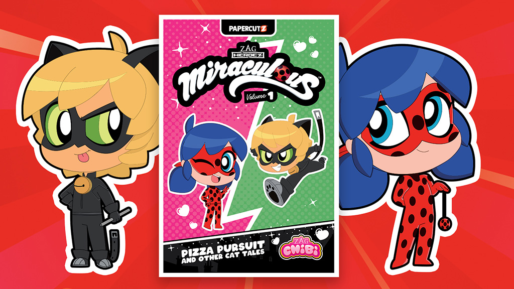 „Miraculous Chibi” képregény, amely nyomtatásban hozza el a párizsi szuperhősöket