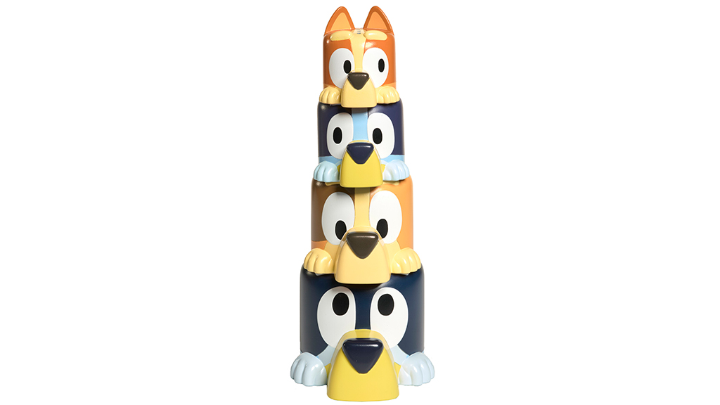 Játékbemutató: TOMY Toomies Bluey családi toronyépítő