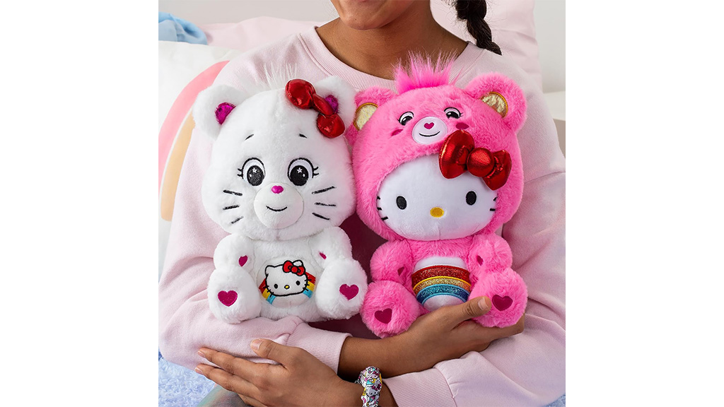 Játékbemutató: Basic Fun! Hello Kitty Cheer Bear gyűjthető Care Bears plüss 2-csomag