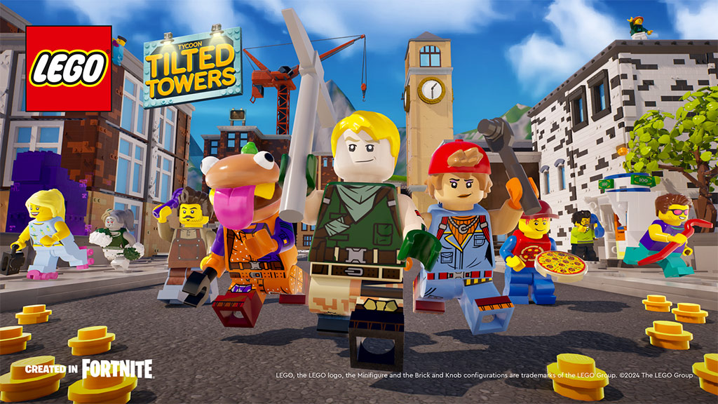 LEGO Tycoon: Tilted Towers csatlakozik a Fortnite-hoz