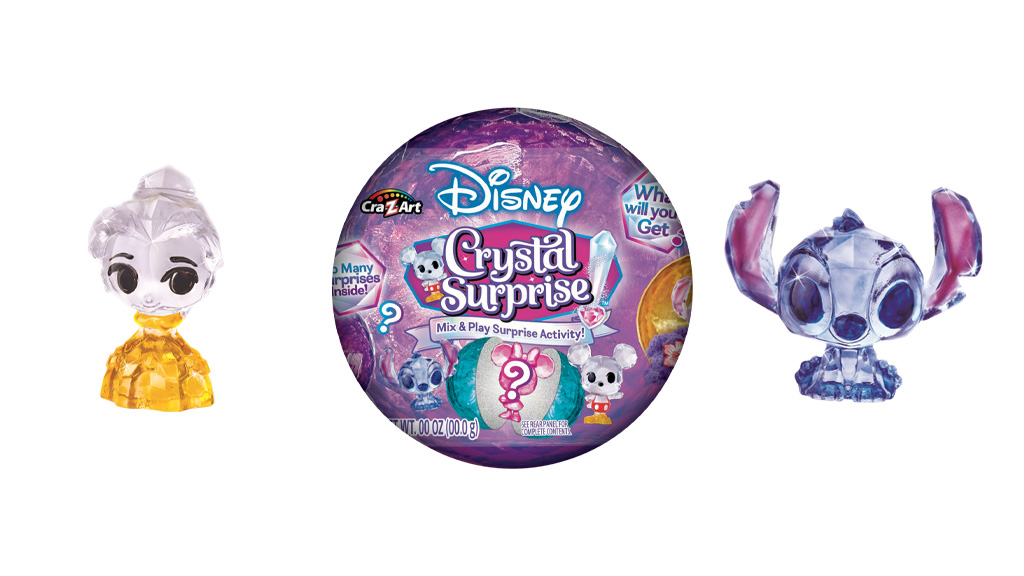 Gyűjtsd össze az aranyos karaktereket a Cra-Z-Art Disney Crystal Surprise sorozatával