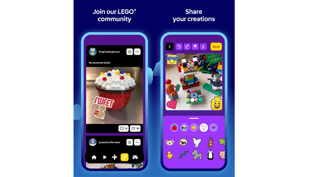 Légy kreatív a LEGO Play alkalmazásban