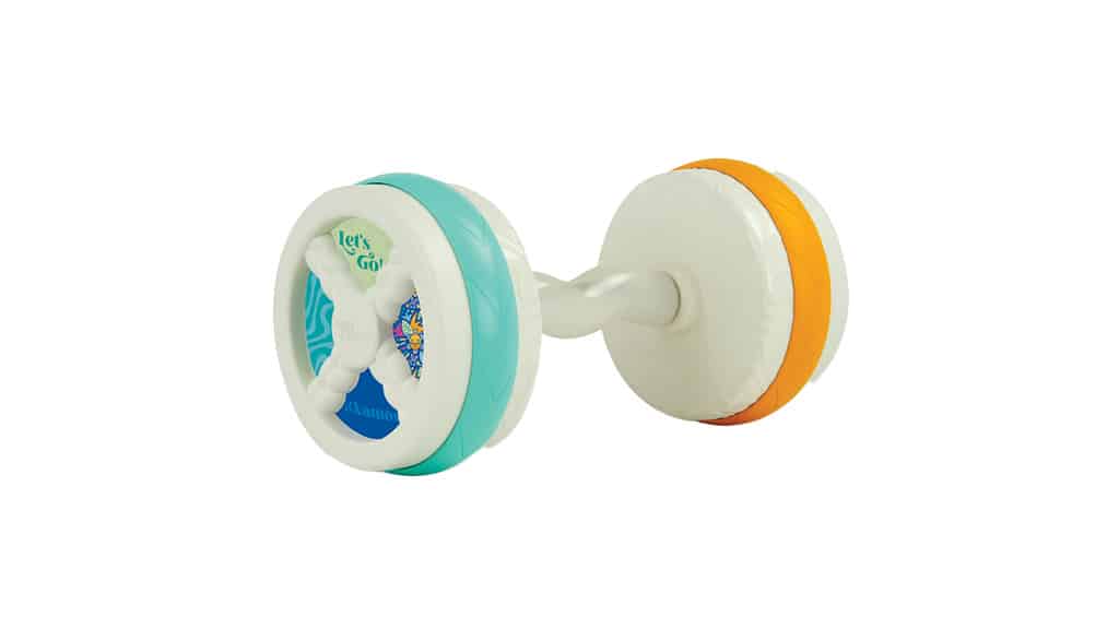 Játékbemutató: TOMY Bébé Fuerte Count &amp; Groove Ugráló Súlyzó