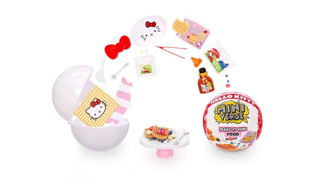Készíts Sanrio-témájú replikákat az MGA Miniverse Hello Kitty sorozatával