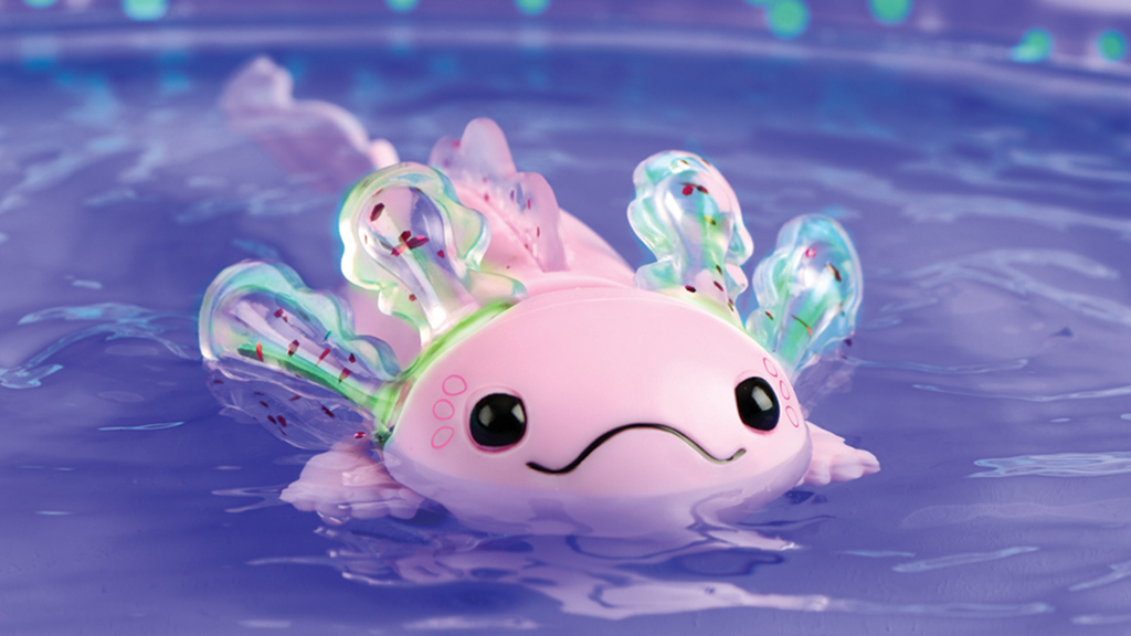 WowWee Fingerlings interaktív baby axolotl felfújható medencével