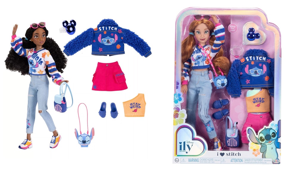 JAKKS Pacific Disney ily 4EVER divatbabák — Stitch, Jack és Sally