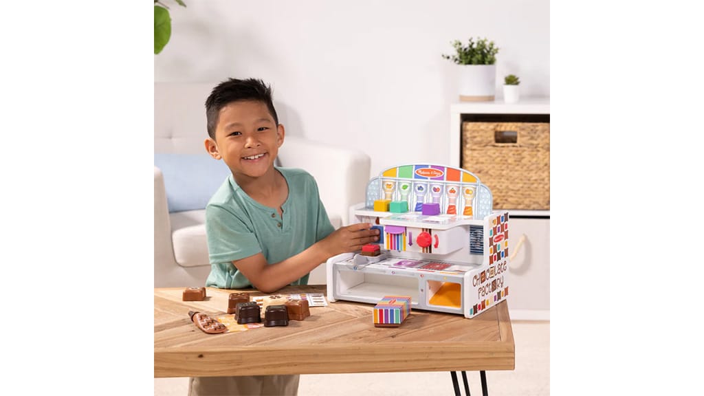 Melissa &amp; Doug csokoládégyár játékszett