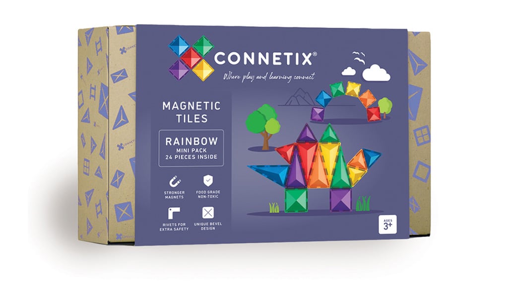 Connetix 24 darabos szivárvány mini csomag