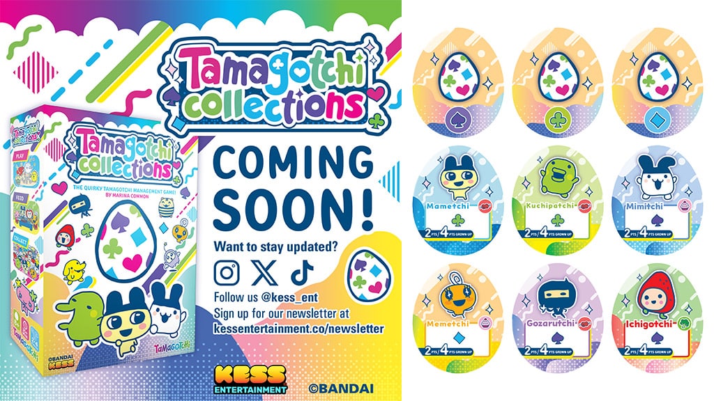 Adj hozzá egyedi Tamagotchi karaktereket ehhez a bájos új társasjátékhoz