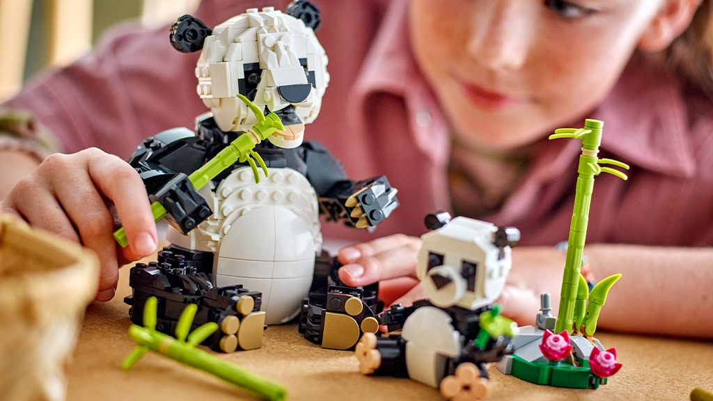 LEGO Creator 3 az 1-ben Vadállatok: Panda család