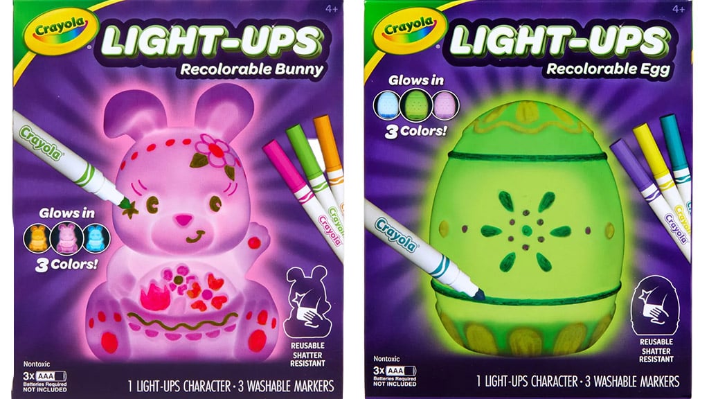 Crayola világító újraszínezhető szobrok