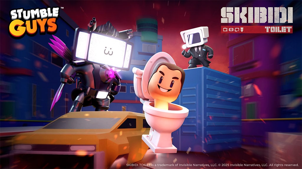 A Skibidi Toilet bekerül a Stumble Guys új szezonjába