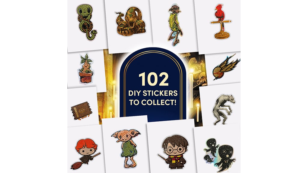 Varázslatos műalkotásokat készíthetünk a Craft Buddy Harry Potter matricás albumával