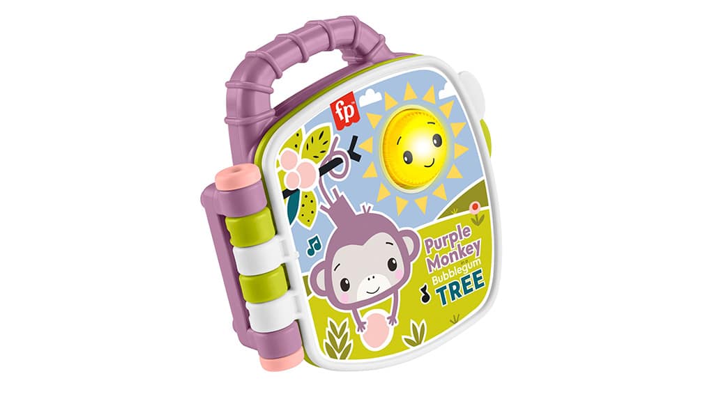 Fisher-Price Lila Majom Zenés Mesekönyv