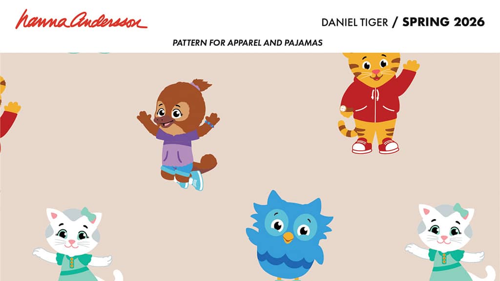 Hanna Andersson közelgő Daniel Tiger Szomszédság ruhakollekciója izgalmasnak ígérkezik