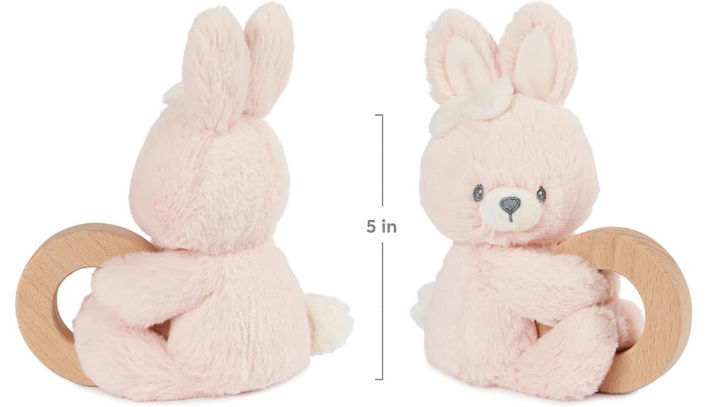 Baby GUND Fenntarthatóan puha plüss csörgő karikák