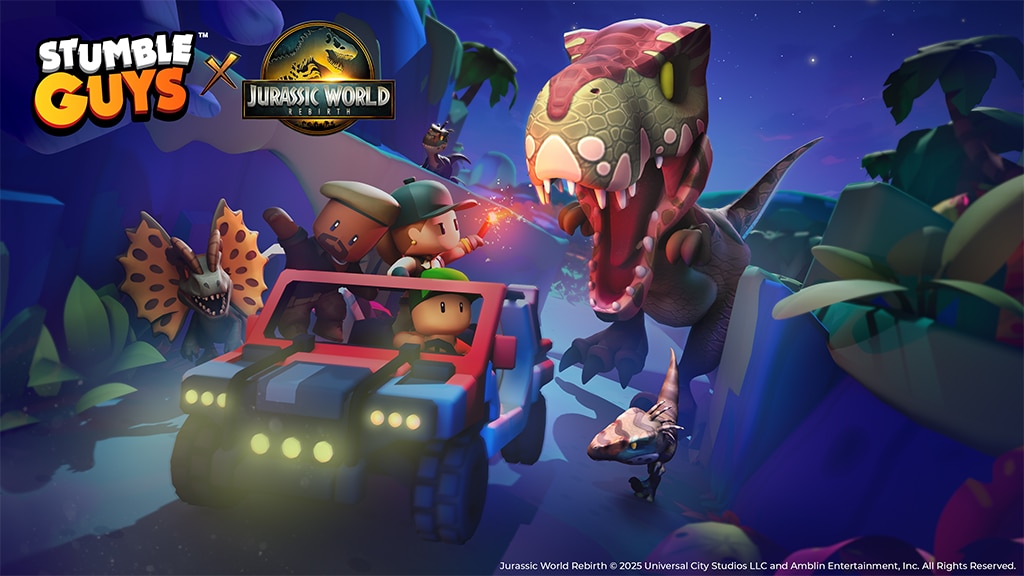 A Stumble Guys frissítés Jurassic World karaktereket és még sok újdonságot tartalmaz