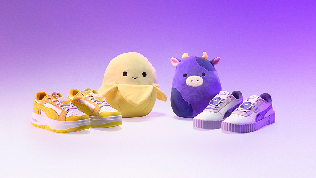 Tegyél egy merész lépést a PUMA második Squishmallows témájú cipőkollekciójában!