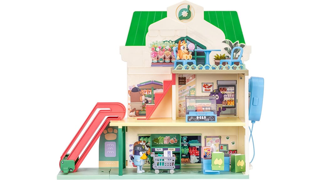 Tedd Bluey-t a bevásárlókocsidba ezzel a szupermarket játékszettel!