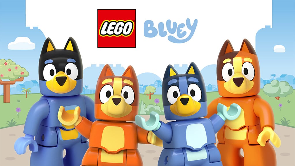 A Barnes &amp; Noble meghívja a családokat, hogy építsenek egy LEGO Bluey kacsatortát