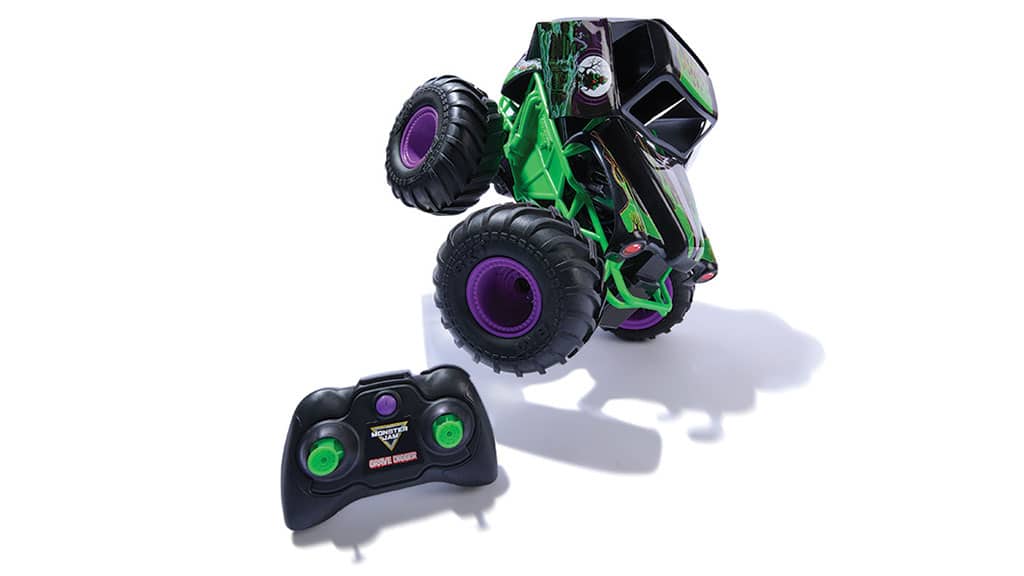 Spin Master Monster Jam Smash &amp; Bash Grave Digger R/C távirányítós autó