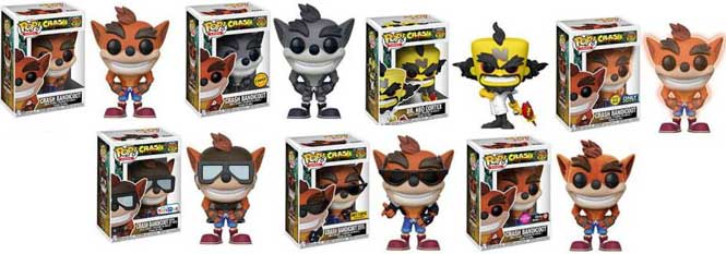 Crash Bandicoot POP! figurák hamarosan a Funko Toys-tól