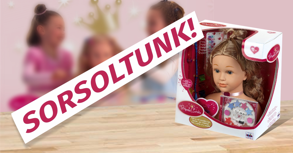 Coralie Hercegnő fésülhető babafej nyereményjáték EREDMÉNYHIRDETÉS!