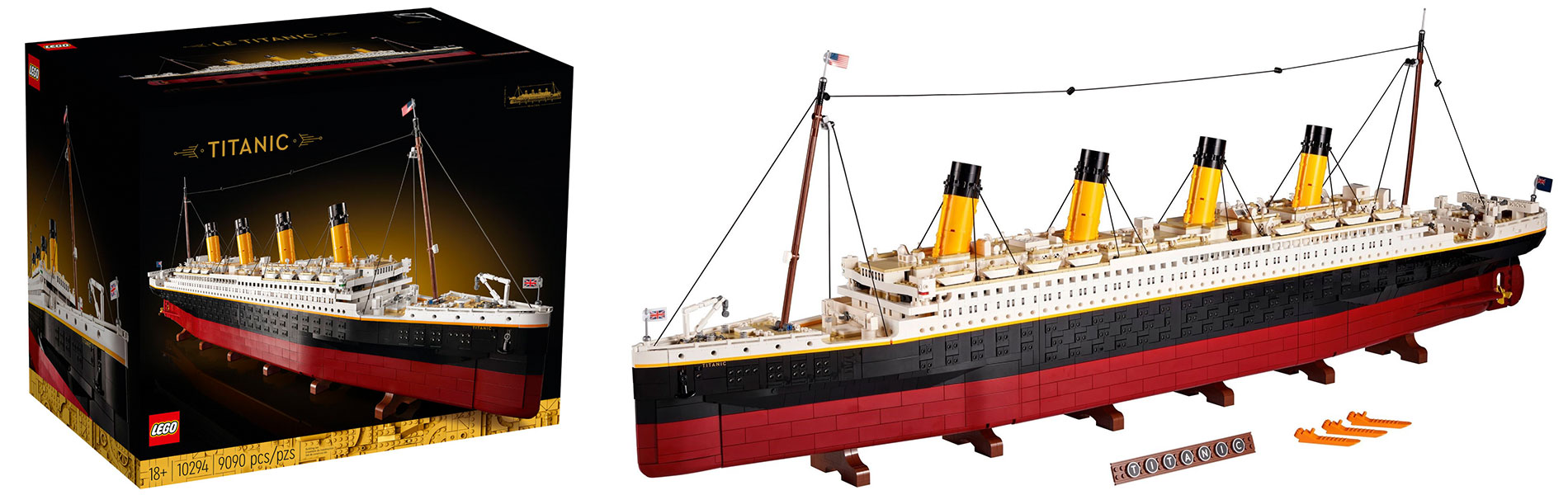 A LEGO bemutatja az RMS Titanic készletet