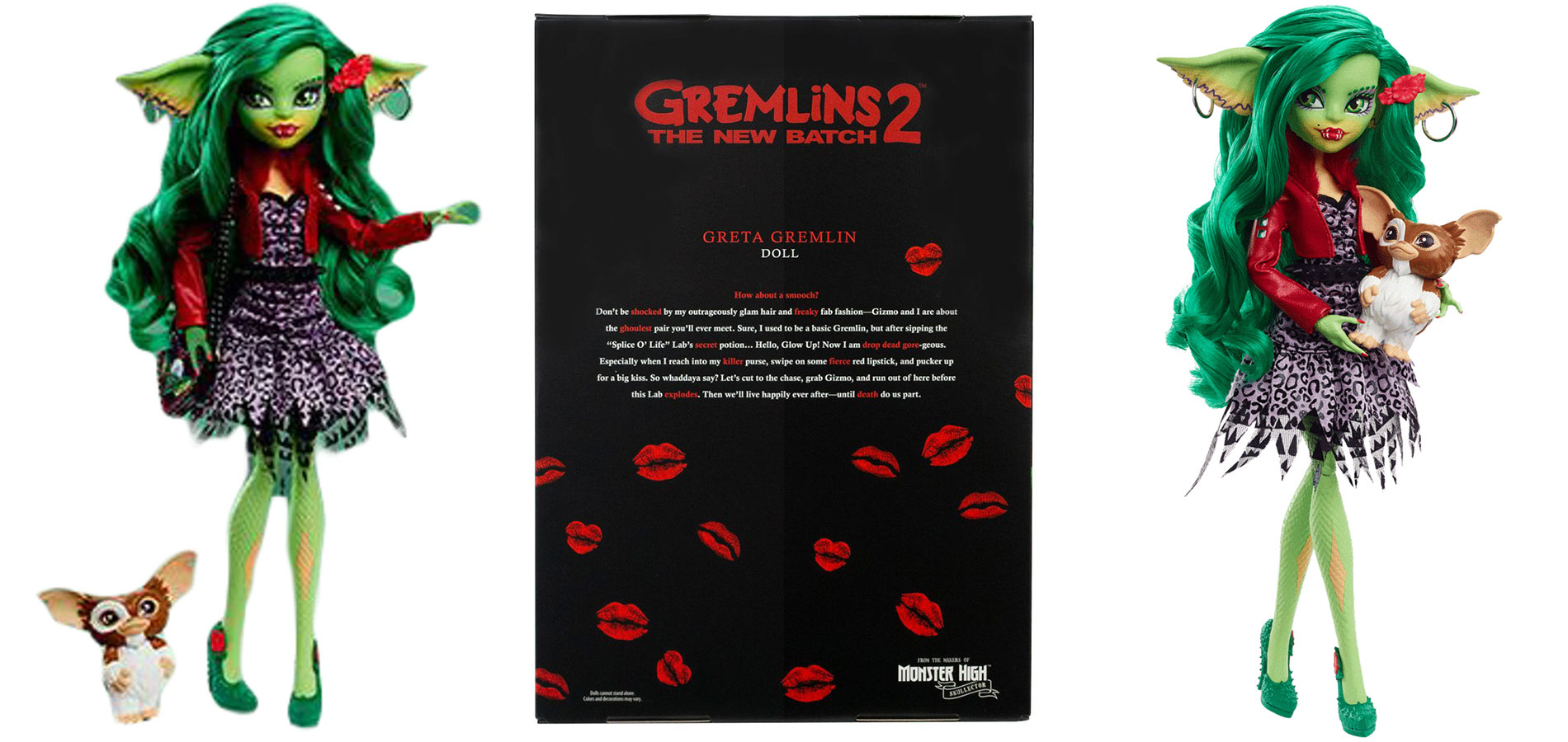 A Mattel bemutatja Greta Gremlin Monster High Skullector babáját