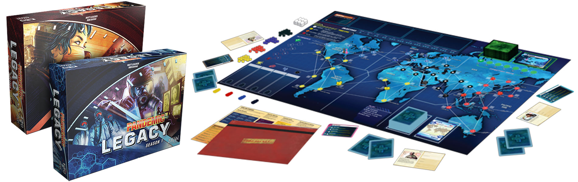 Top 10 társasjáték – 2. helyezett Pandemic: Legacy - 1. évad