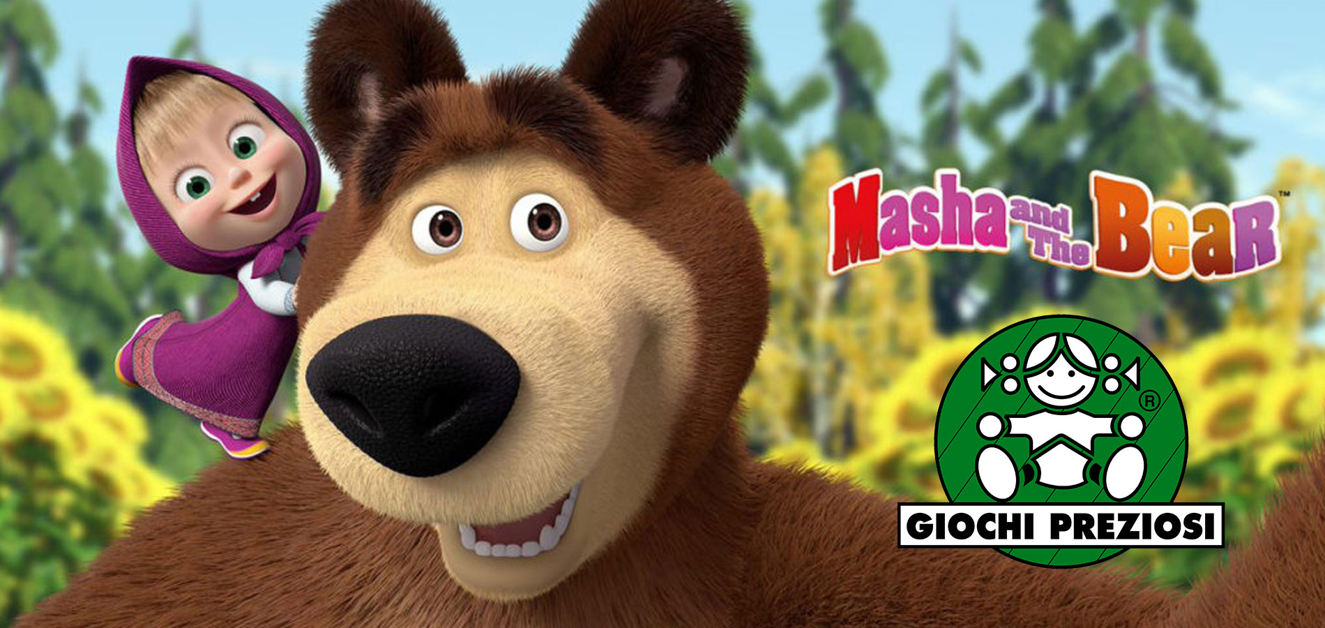 A Giochi Preziosi lesz a Mása és a medve fő játékpartnere