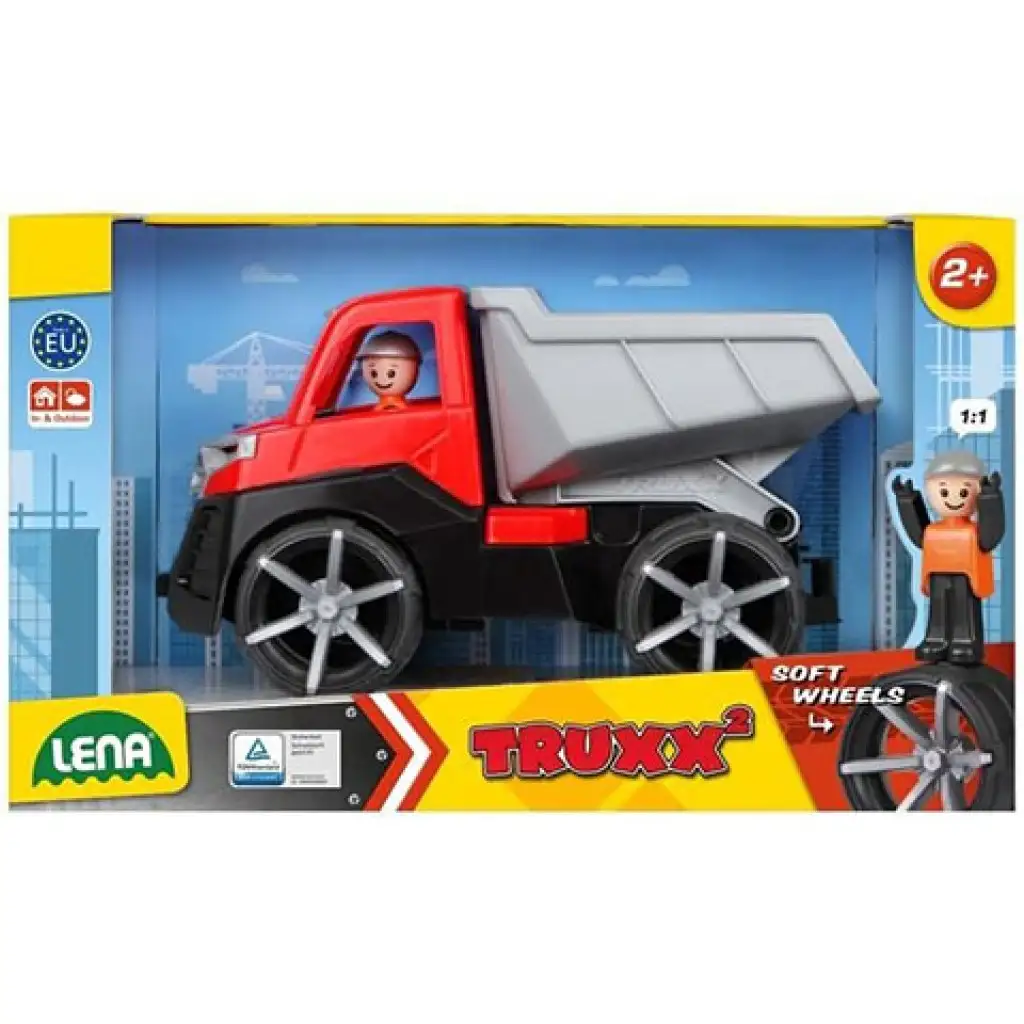 LENA: Truxx 2 dömper figurával 29cm kép 1
