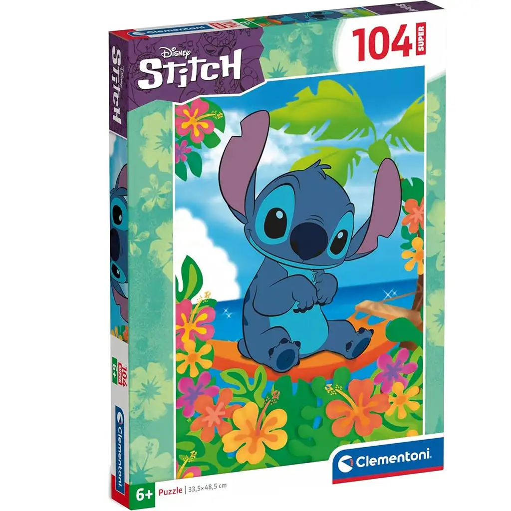 Disney Stitch nyaraláson 104db-os Super puzzle - Clementoni kép 1