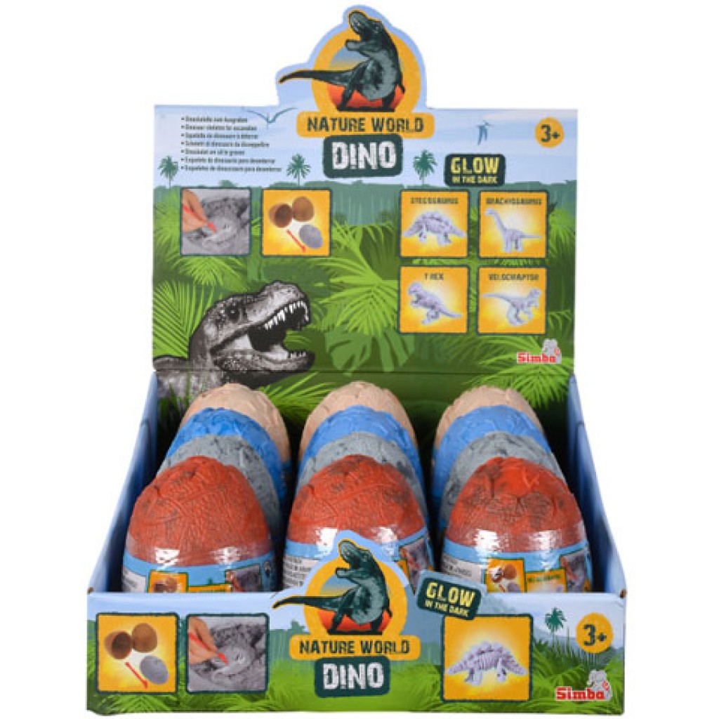 Dinoszaurusz csontváz tojásban többféle változatban - Simba Toys kép 1