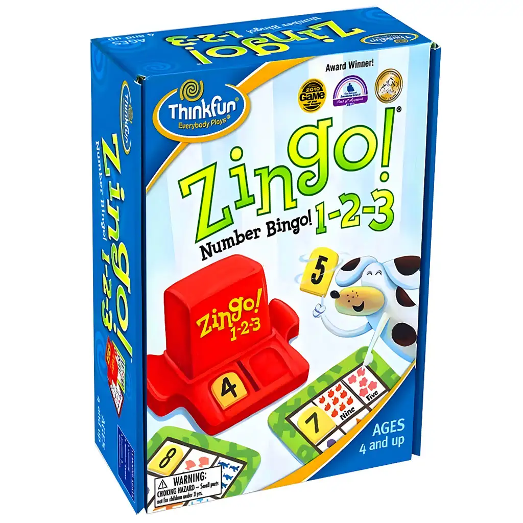 Thinkfun: Zingo 1-2-3 társasjáték kép 1