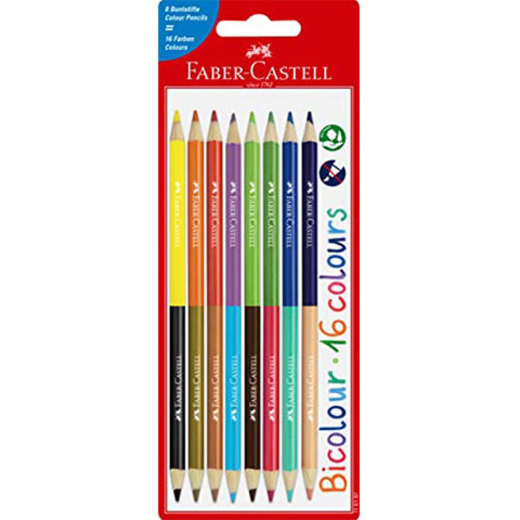 Faber-Castell: Bicolor színes ceruza szett 8db-os kép 1