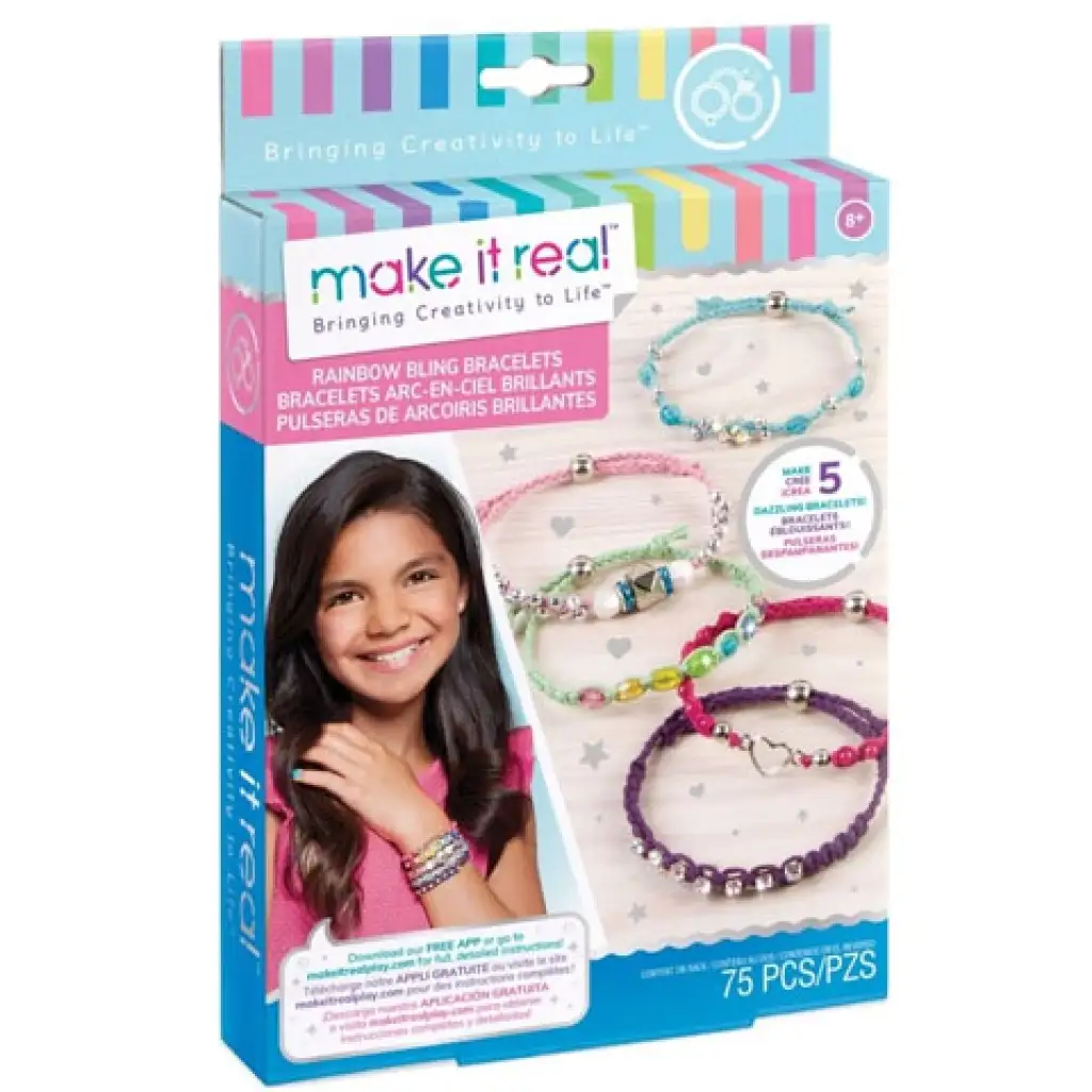Make it Real: Bájos karkötő készítő szett - Zsinórfonás kép 1