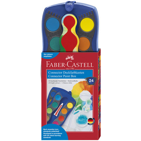 Faber-Castell: Vízfesték 24 színű kék szett kép 1