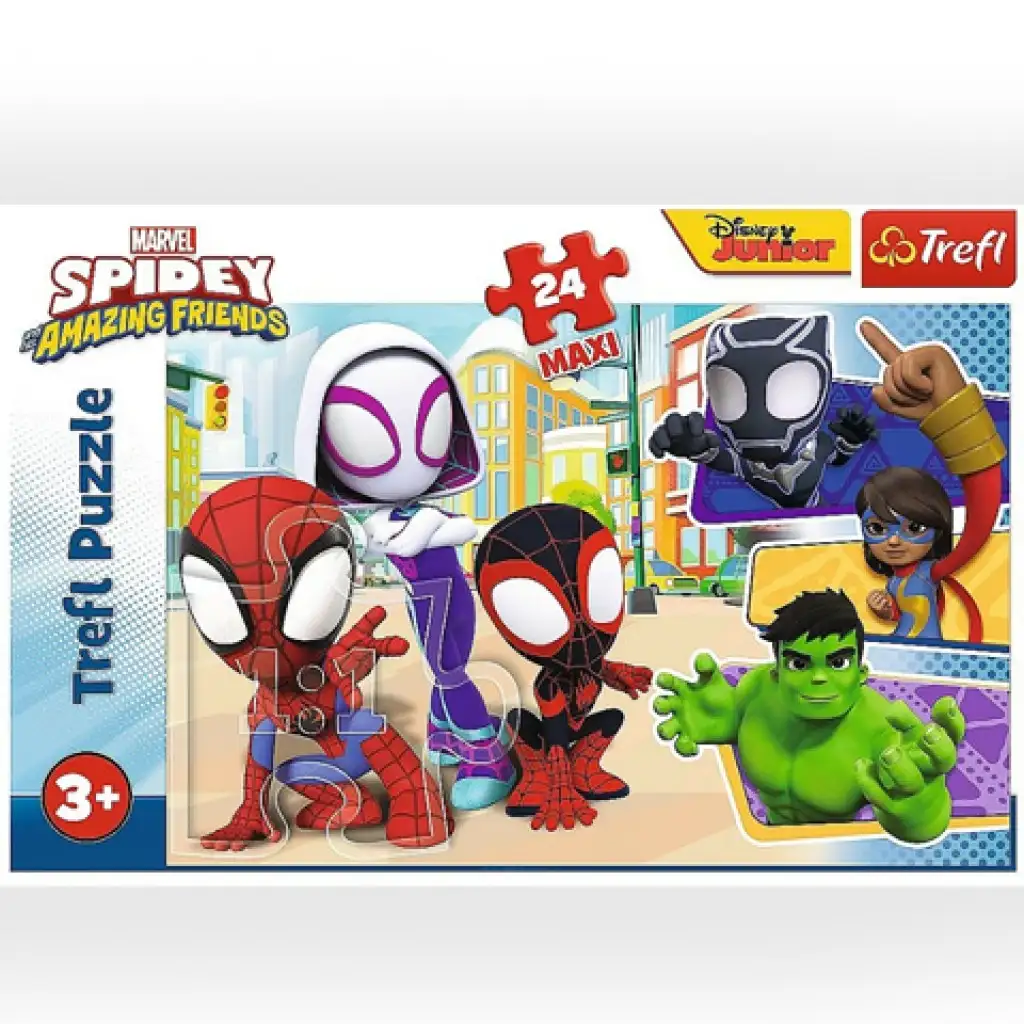 Pókember és barátai 24 db-os Maxi puzzle - Trefl kép 1