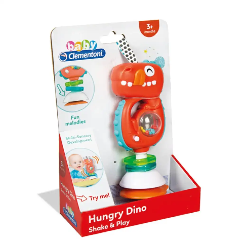 Baby éhes dínó csörgő funkcióval - Clementoni kép 1