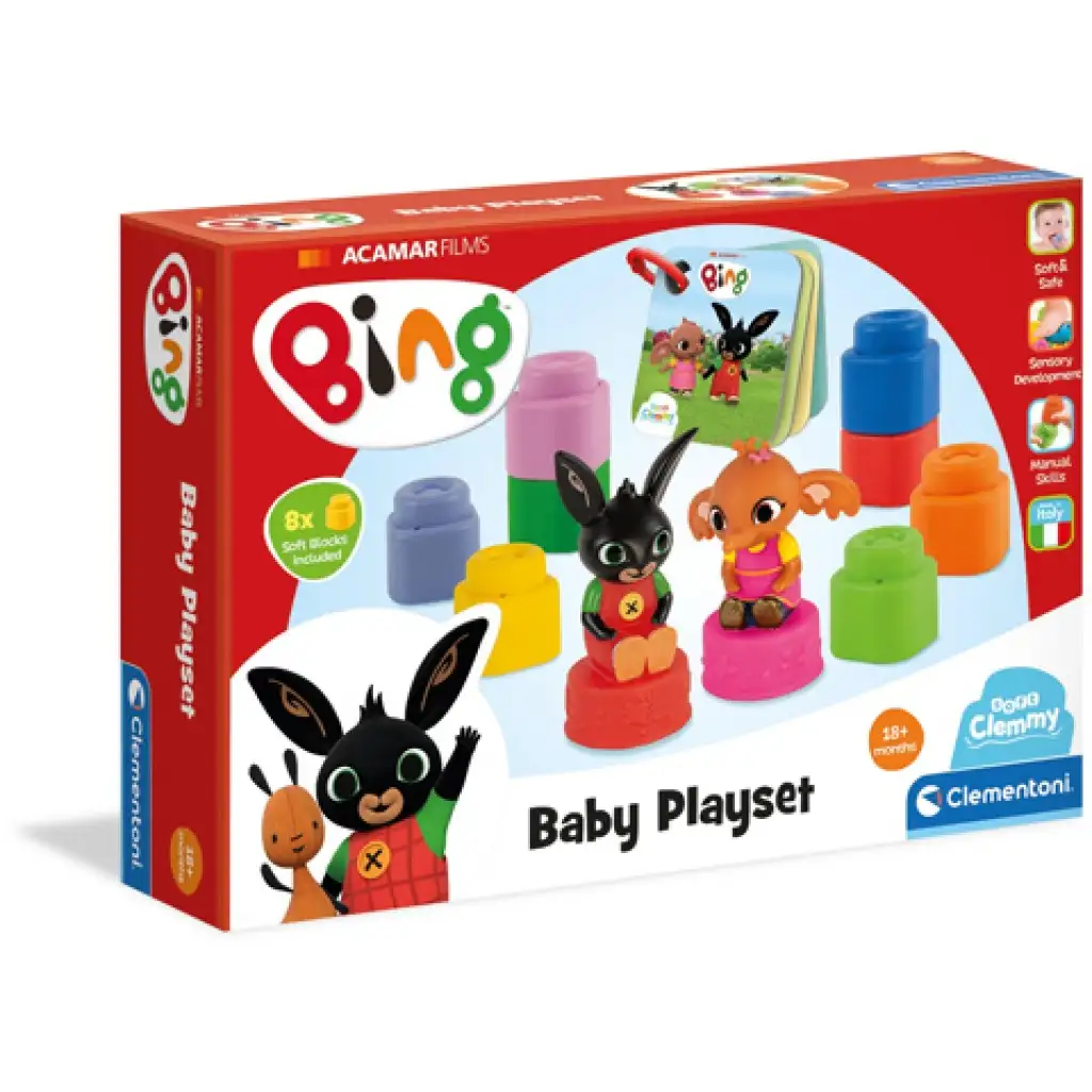 Clemmy Bing puhakocka szett - Clementoni kép 1