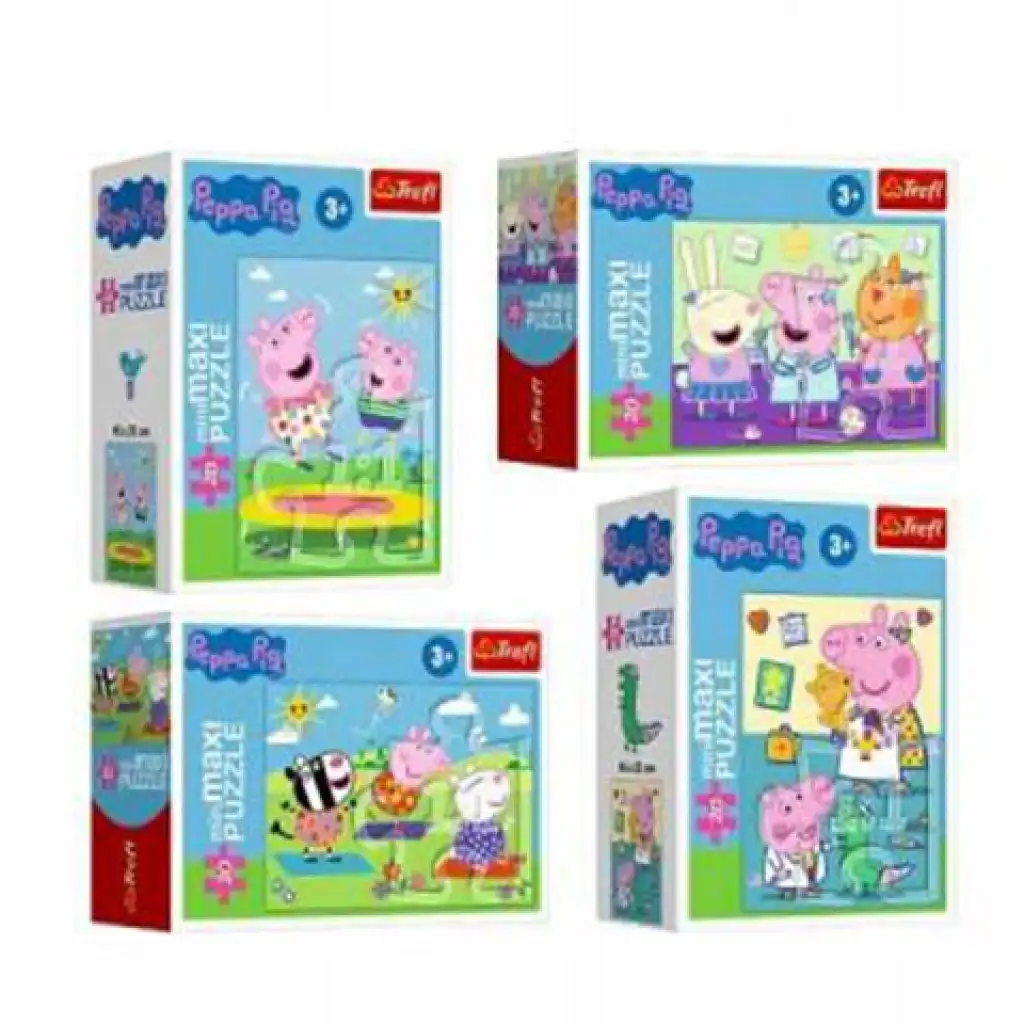 Peppa malac és barátai 20db-os MiniMaxi puzzle - Trefl kép 1