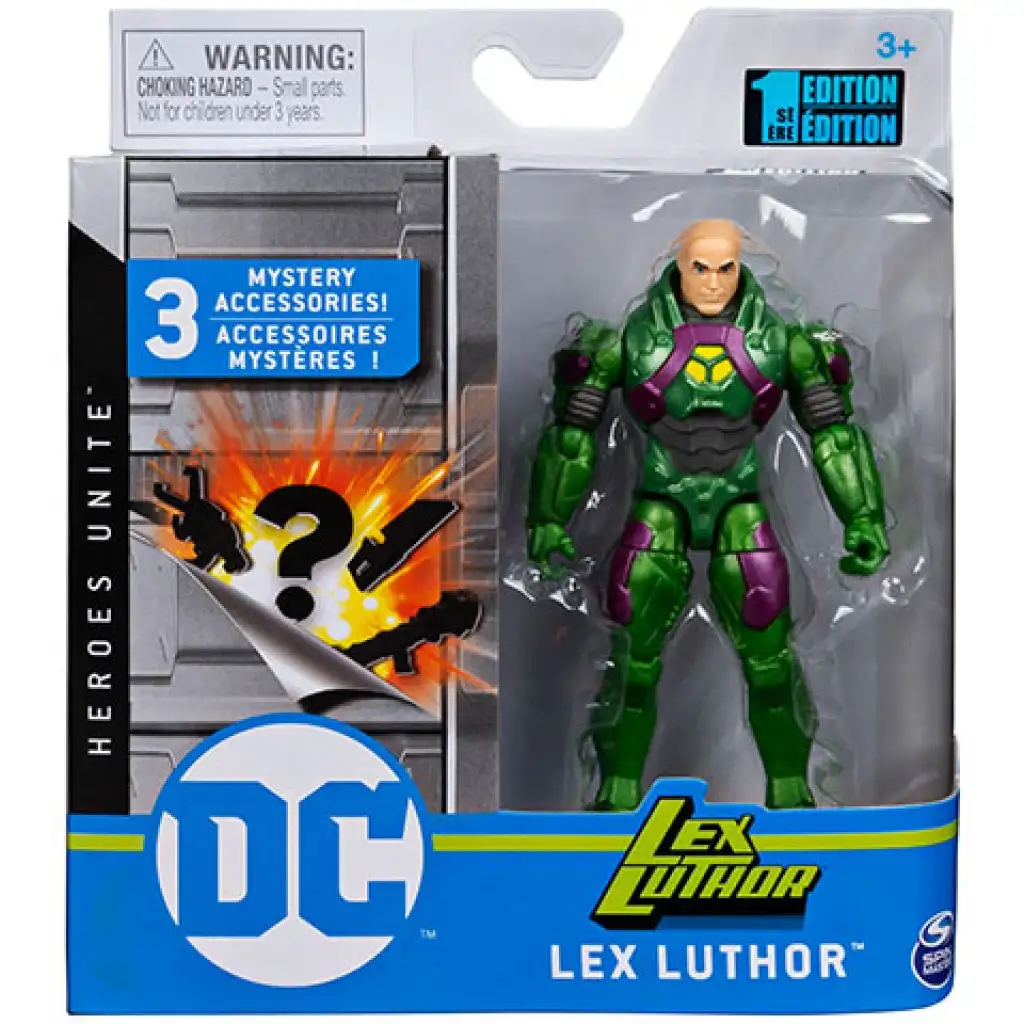 DC Comics: Lex Luthor 10cm figura meglepetés kiegészítőkkel - Spin Master kép 1