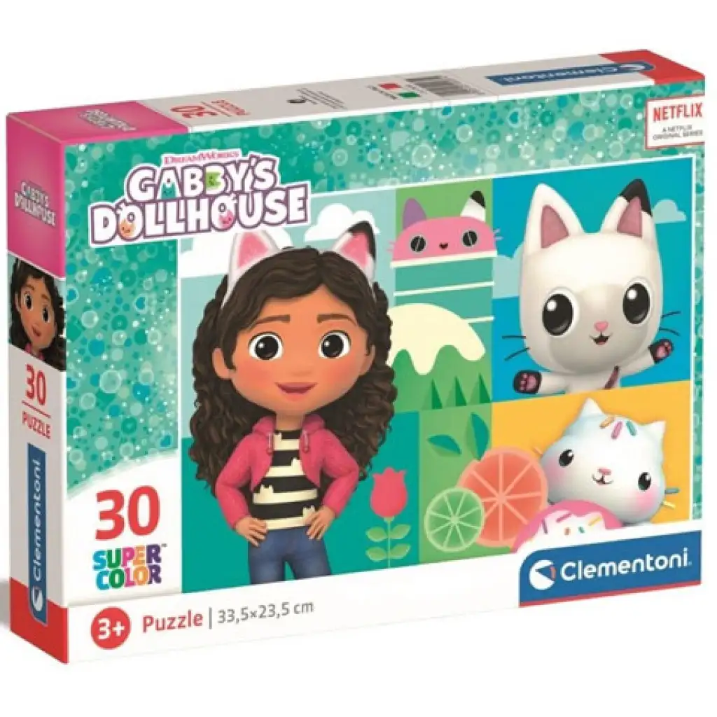 Gabi babaháza Supercolor puzzle 30db-os - Clementoni kép 1